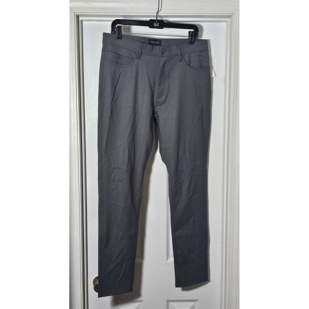 Unbound Merino Travel Pant Men's Size 32x30 Wool Stretch Slate Gray